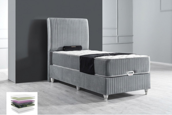 Luxe boxspringbed Hotel Singel bedden met matras 90x200 meubels