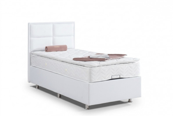 Boxspringbed eenpersoonsmeubels bedden 120x200cm met matras dubbel
