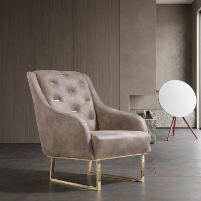 Fauteuil Textiel Woonkamer Luxe Design Meubels Stoelen Moderne Chesterfield