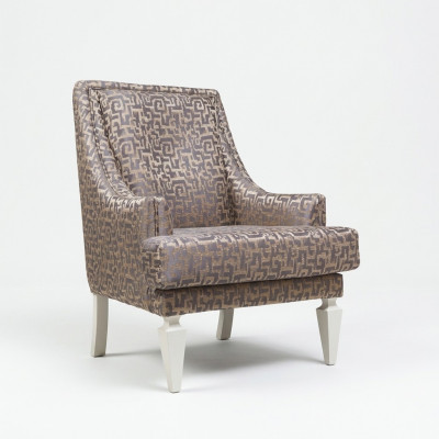 Bruine woonkamer fauteuil Ontwerper hotelstoel Lounge meubilair met één zitplaats