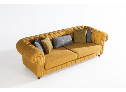 Sofa Bank Beklede Banken Design Meubels 3-Zits Driepersoons Chesterfield