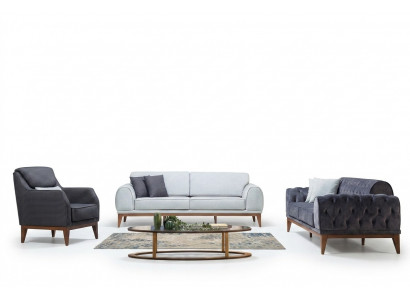 Moderne bankstel ontwerper driezitter fauteuil luxe 3-zits fauteuil