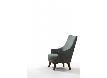 Moderne fauteuil met één zitplaats, ontwerp fauteuil, gestoffeerde meubels voor de woonkamer.