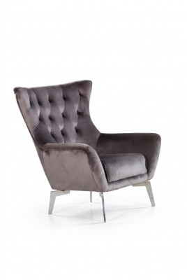 Luxe fauteuil eenzitter 1-zits gestoffeerd designer textiel stof modern