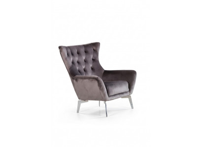 Luxe fauteuil eenzitter 1-zits gestoffeerd designer textiel stof modern
