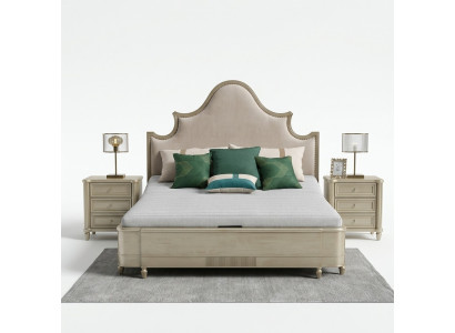 Slaapkamerontwerp Bedset Beddengoed Bedden 2x Nachtkastje 3-delig Meubel Compleet