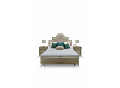 Ontwerp Dubbel Hotel Bed Slaapkamer Houten Meubels Bedbekleding Hout 180x200 Nieuw.