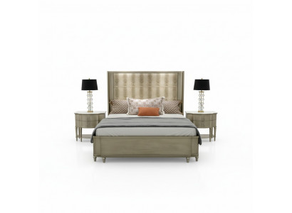Bed kussen design luxe tweepersoonsbedden slaapkamer hout Croco stijl design nieuw