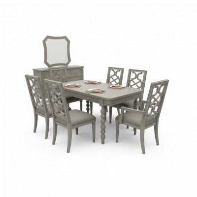 Garnituur Houten Meubelsets Eetkamerset Eetkamergarnituur 6x Stoelenset Stoelen Nieuw