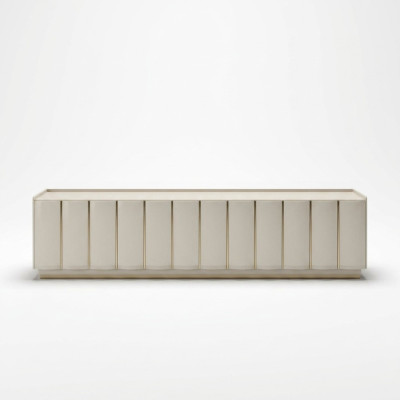 Luxe meubilair woonkamer dressoir hout met metaal nieuw beige stijl modern