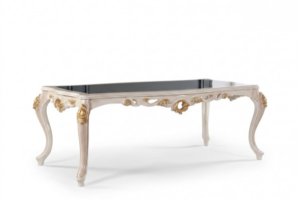 TAFEL EETTAFEL EETTAFEL EETKAMER HOUT TAFELS LUXE BAROK EETKAMERMEUBELS NIEUW