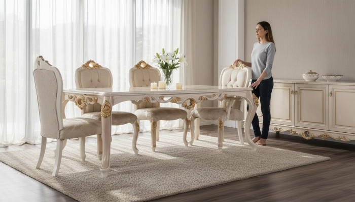 Stel stoelen groep eetkamerstoel houten stoel eetkamer 4x stoel meubels stijl leuning