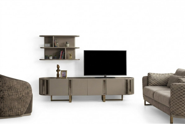 Woonwand rtv Lowboard planken set tv standaard dressoir ladekast woonkamer