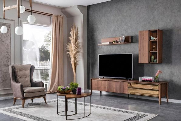 Fauteuil Oorfauteuil Woonkamer Luxe 1-Zits Polyester Zitplaats Modern Ontwerp Nieuw