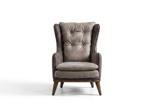 Fauteuil Oorfauteuil Woonkamer Luxe 1-Zits Polyester Zitplaats Modern Ontwerp Nieuw