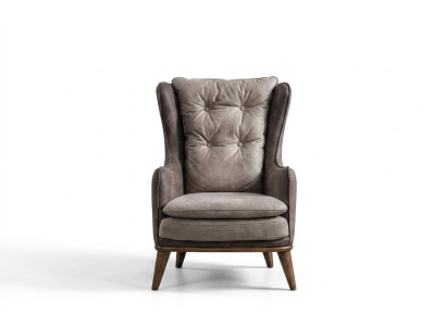 Fauteuil Oorfauteuil Woonkamer Luxe 1-Zits Polyester Zitplaats Modern Ontwerp Nieuw