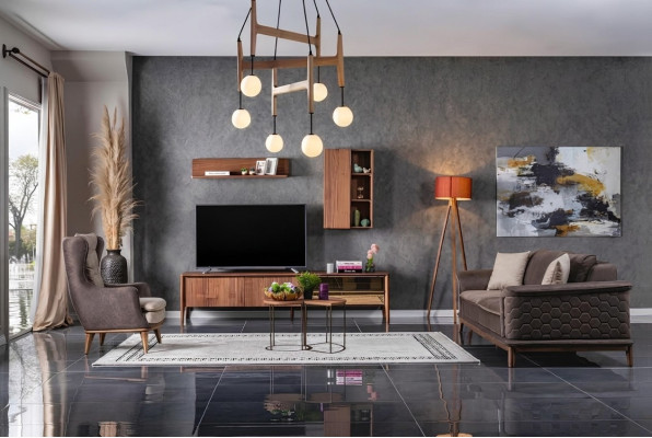Sofa set Sofa Luxe Set Banken Fauteuils 3+1 zit Stof Modern Design Nieuw