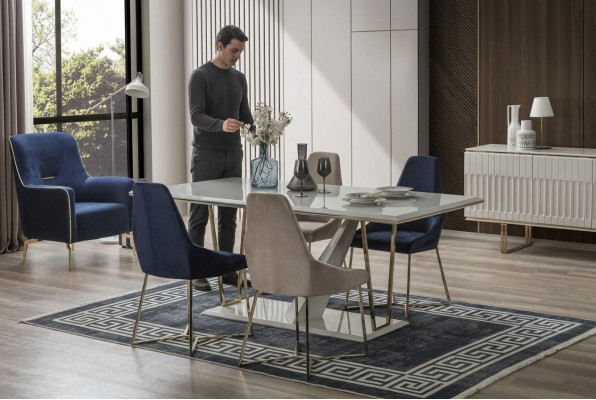 Eettafel Eettafel Eethoek Tafel Tafels Luxe eetkamer ESS Modern ontwerp