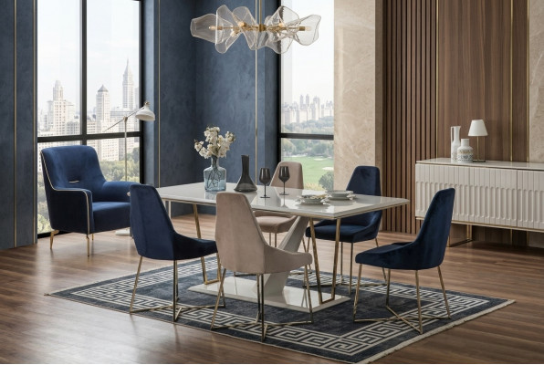Eettafel Eettafel Eethoek Tafel Tafels Luxe eetkamer ESS Modern ontwerp