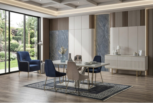 Eetgroep Eetkamer Eettafel Set Eetstoel Eetgroep Eethoek Modern 5-delig