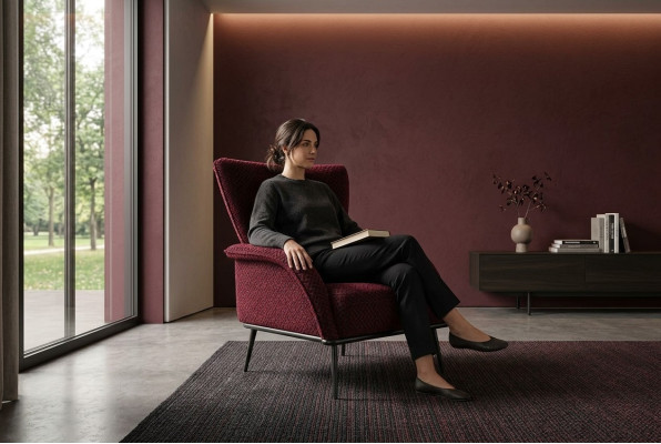 Fauteuil éénzitter 1 zit stof Moderne stoel Woonkamermeubilair Textiel Clubfauteuil