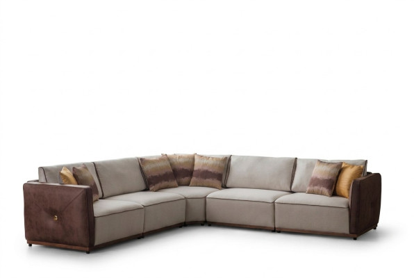 Luxe hoekbank banken L-vorm Grote bank Hoek woonkamer Polyester Modern Stof Nieuw
