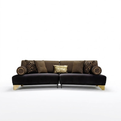 Dries-zitsbank 3-zits luxe bankstellen woonkamer bank van stof 260cm meubels