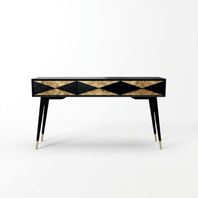 Luxe console tafel console commode bijzettafel hout modern gouden ontwerp