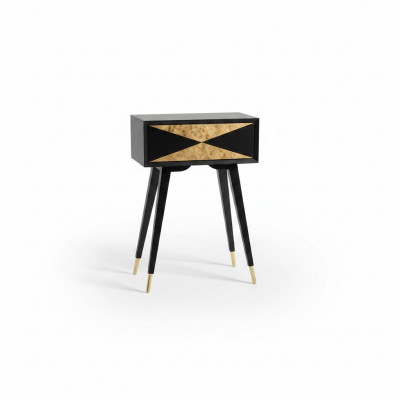 Tafel Console Console Ladenkast End tafel Hout Modern Luxe Goud Ontwerp