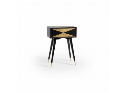 Tafel Console Console Ladenkast End tafel Hout Modern Luxe Goud Ontwerp