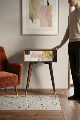 Console tafel console dressoir bijzettafel hout modern luxe design nieuw