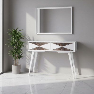Console tafel console ladenkast bijzettafel hout modern luxe design meubels