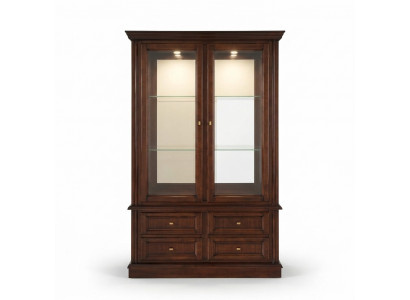 Vitrinekasten Meubels Klassieke Stijl Vitrines Woonkamer Dressoir Glas Hout