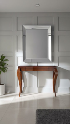 Console tafel Tafel Console Bijzettafel Hout Luxe Bruin Design Klassiek Nieuw