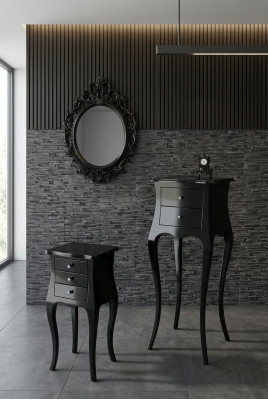 Luxe bijzettafel salontafels tafels woonkamer zwart tafel klassieke meubels.