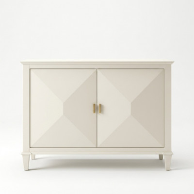 Kast Ladenkast Houten Luxe Dressoir Woonkamer Meubel Beige Kast