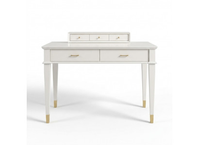 Kaptafel Console Tafel Luxe Hout Slaapkamer Wit Modern