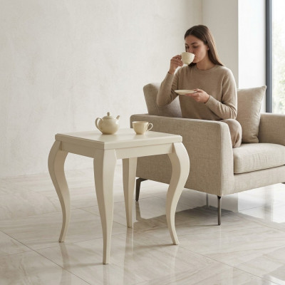 Salontafel Bijzettafel Tafels Woonkamer Luxe Beige Modern Tafel Meubels Nieuw