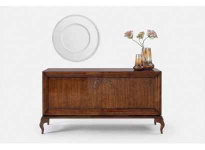 Bruine dressoir commode kasten houten luxe woonkamer meubels kast