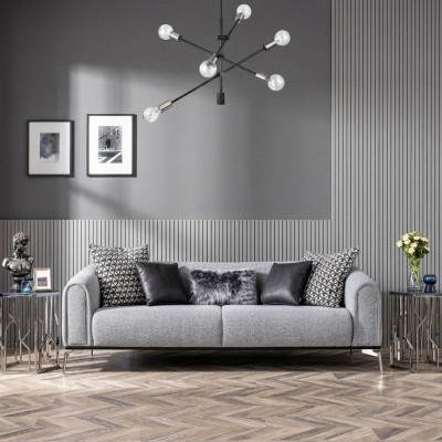 Dries zitsbank 3-zitsbanken Zithoes grijs Woonkamer Modern Luxe