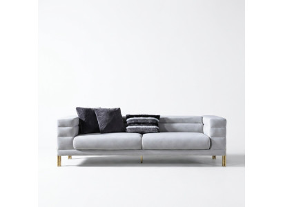 Vierzitter bank 4-zitsbanken stof wit woonkamer luxe modern zitje