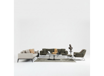 Moderne bankstel Driezitter Tweezitter Fauteuil Compleet set Bankstel
