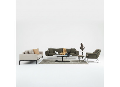 Moderne bankstel Luxe Bankstellen Driezitter Stoel Compleet Set Grijs