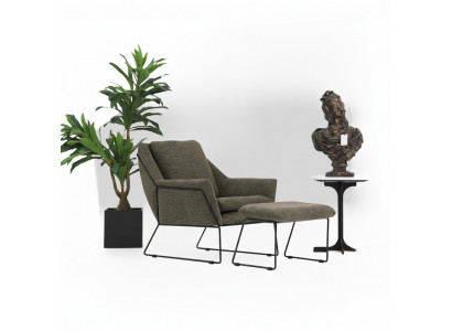 Moderne groene fauteuil Cocktailsessel luie stoel woonkamer meubels design