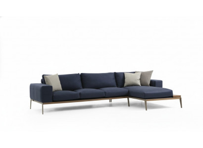 Hoekbank L-vorm Bank Woonkamer Grijs Modern Stof Bankstellen Zits Ontwerp