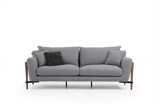 Vierzitterbank 4-zits stoffen sofa's modern ontwerp woonkamer grijs