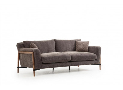 Vierzits bankstel 4-zits stoffen banken Modern design Woonkamer Grijs