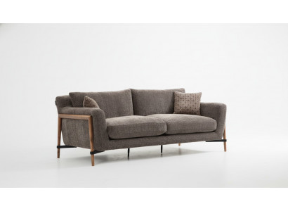 Tweezitsbank 2 zits Stoffen Sofa's Modern Design Woonkamer Grijs