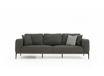 Vierzitsbank 4-zits stoffen bankstellen modern design woonkamer grijs