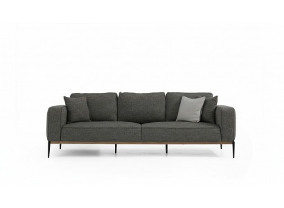 Tweepersoonsbank 2-zits stoffen sofa's modern design woonkamer grijs